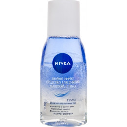 Засіб для зняття макіяжу Nivea Подвійний Ефект для чутливої шкіри навколо очей 125 мл