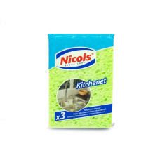 Серветки целюлозні Nicols Kitchenet 3 шт