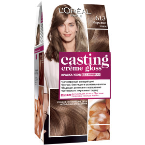 Крем-фарба для волосся без аміаку L'Oreal Paris Casting Creme Gloss 613 Морозне глясе 180 мл
