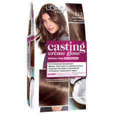 Крем-фарба для волосся без аміаку LOreal Paris Casting Creme Gloss 513 Морозне капучино 180 мл