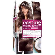 Крем-фарба для волосся без аміаку LOreal Paris Casting Creme Gloss 412 Какао з льодом 180 мл