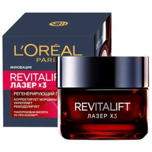 Крем для обличчя L'Oreal Paris Revitalift Лазер Х3 Регенеруючий глибокий догляд 50 мл