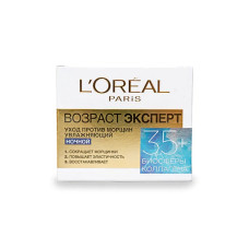Крем LOreal Paris Вік експерт Тріо Актив 35+ проти зморшок зволожуючий нічний 50 мл