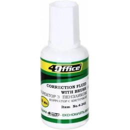 Коректор-пензлик 4OFICE 18 мл