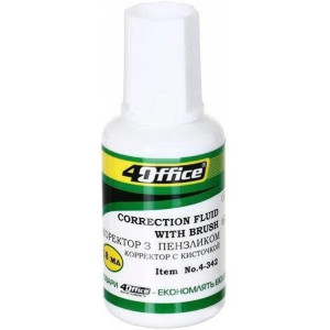Коректор-пензлик 4OFICE 18 мл