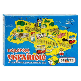 Настільна гра Strateg Подорож Україною