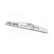 Пилочка мінеральна для нігтів SPL ZF-308 220/220 сіра