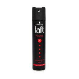 Лак для волосся Taft Три погоди Power Кофеїн (фіксація 5) 250 мл