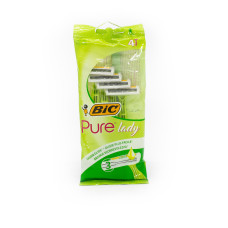 Набір станків для гоління без змінних картриджів BIC Pure 3 Lady 4 шт
