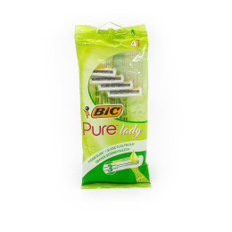 Набір станків для гоління без змінних картриджів BIC Pure 3 Lady 4 шт