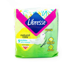Гігієнічні прокладки Libresse Natural Care Ultra Clip Super  9 шт