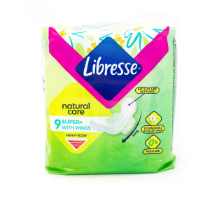 Гігієнічні прокладки Libresse Natural Care Ultra Clip Super  9 шт