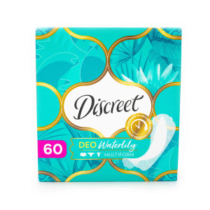 Щоденні гігієнічні прокладки Discreet Water Lily Deo 60 шт