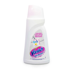 Плямовивідник рідкий для тканин Vanish Oxi Action для білого 1000 мл