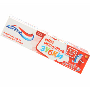 Дитяча зубна паста Aquafresh Мої молочні зубки (3-5 років) 50 мл
