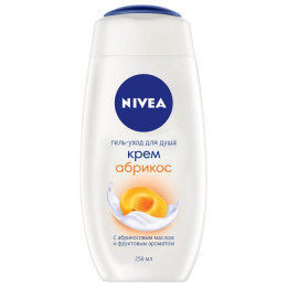 Гель-догляд для душу Nivea Крем Абрикос 250 мл