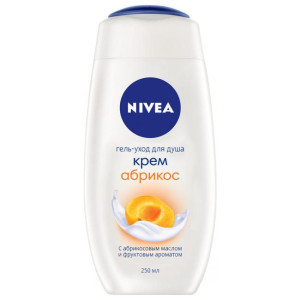 Гель-догляд для душу Nivea Крем Абрикос 250 мл