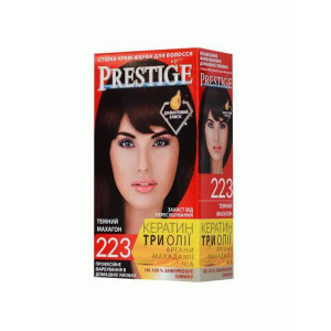 Крем-фарба для волосся PRESTIGE Темний махагон №223