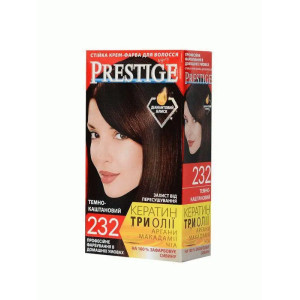 Крем-фарба для волосся PRESTIGE Темно-каштановий №232