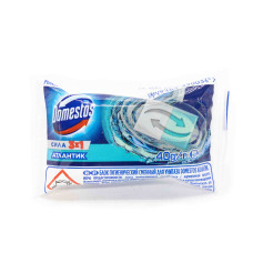 Змінний туалетний блок для унітазу Domestos Атлантик 40 г