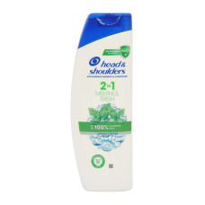 Шампунь і бальзам-ополіскувач 2в1 проти лупи Head & Shoulders Ментол 400 мл