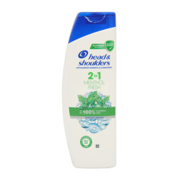 Шампунь і бальзам-ополіскувач 2в1 проти лупи Head & Shoulders Ментол 400 мл