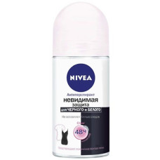 Дезодорант-антиперспірант роликовий Nivea Clear Невидимий захист для чорного та білого 50 мл