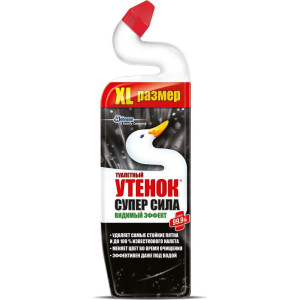 Чистячий засіб для унітазу Туалетный Утенок Супер сила Видимий ефект 900 мл