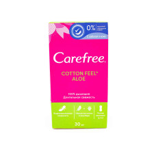 Щоденні гігієнічні прокладки Carefree Алое 30 шт