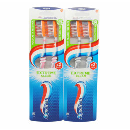 Зубна щітка Aquafresh Tooth & Tongue Interden  1+1 Середньої жорсткості