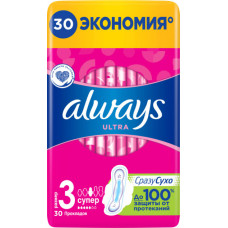 Гігієнічні прокладки Always Ultra Super Plus (Розмiр 3) 30 шт