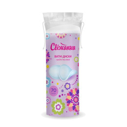 Ватні диски Свіжанка Cotton Club 70 шт