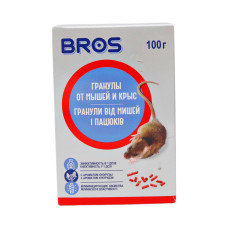Гранули Bros від мишей та пацюків 100 г