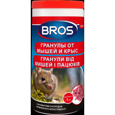 Гранули від мишей та пацюків Bros 250 г