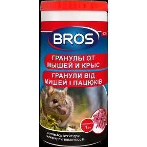 Гранули від мишей та пацюків Bros 250 г