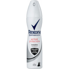 Дезодорант-антиперспірант спрей Rexona Антибактеріальний і невидимий на чорному та білому 150 мл