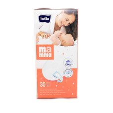 Лактаційні вкладки для грудей Bella Мamma Comfort з липкою смужкою 30 шт