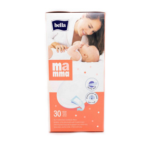Лактаційні вкладки для грудей Bella Мamma Comfort з липкою смужкою 30 шт