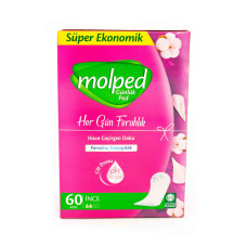Щоденні гігієнічні прокладки  Molped Daily No perfume 60 шт