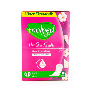 Щоденні гігієнічні прокладки  Molped Daily No perfume 60 шт