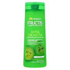 Шампунь Garnier Fructis Заряд свіжості для нормального волосся, схильного до жирності 400 мл