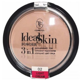 Компактна пудра для обличчя TF Cosmetics Ideal Skin Powder 3in1 СТР-14 № 02