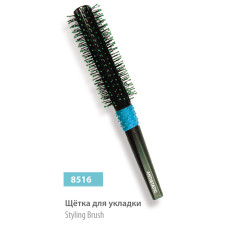 Щітка кругла для укладки (брашинг) SPL 8516 пластикова тонка
