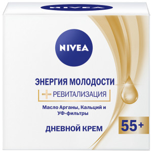 Денний крем Nivea Енергія Молодості 55+ 50 мл