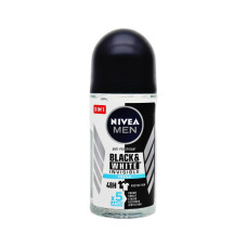 Дезодорант-антиперспірант роликовий Nivea Men Невидимий Захист для чорного та білого Fresh 50 мл