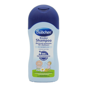 Дитячий шампунь Bubchen Kinder Shampoo з екстрактом ромашки та квітки липи 200 мл