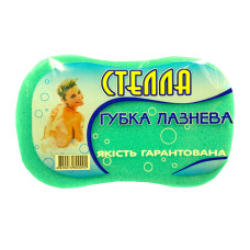Губка лазнева блиск STELLA з масажним слоєм