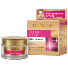 Денний крем Біокон Professional Effect Filler Activ 55+ 50 мл