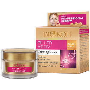 Денний крем Біокон Professional Effect Filler Activ 55+ 50 мл