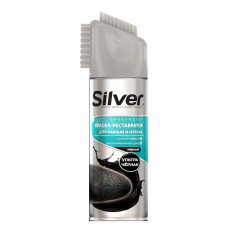 Фарба-реставратор спрей Silver для нубука та замші чорна 250 мл